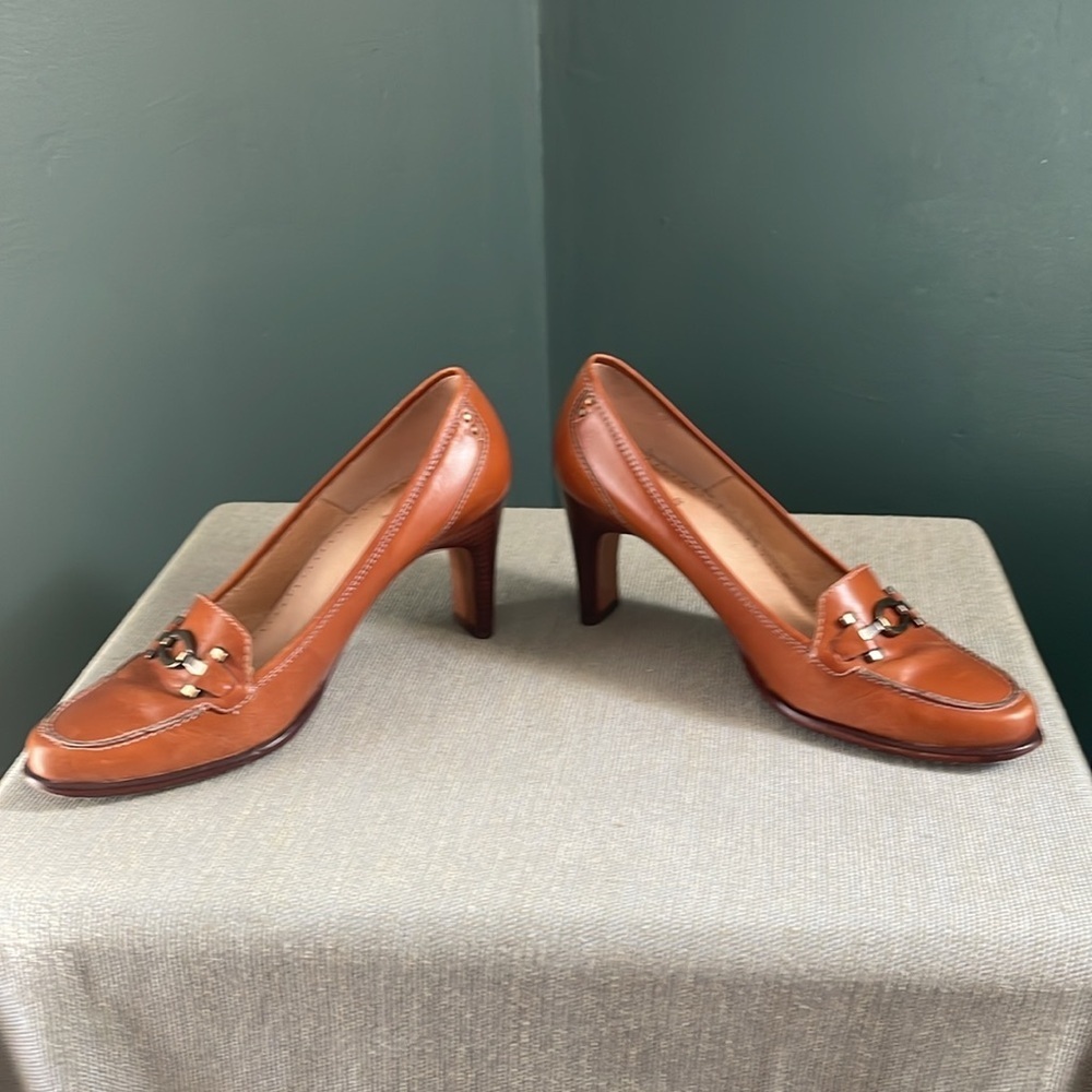 Joan & David Circa CJ Gallager Natural Leather 8.5M Gorgeous! Sexy and Comfy! - Picture 2 of 10